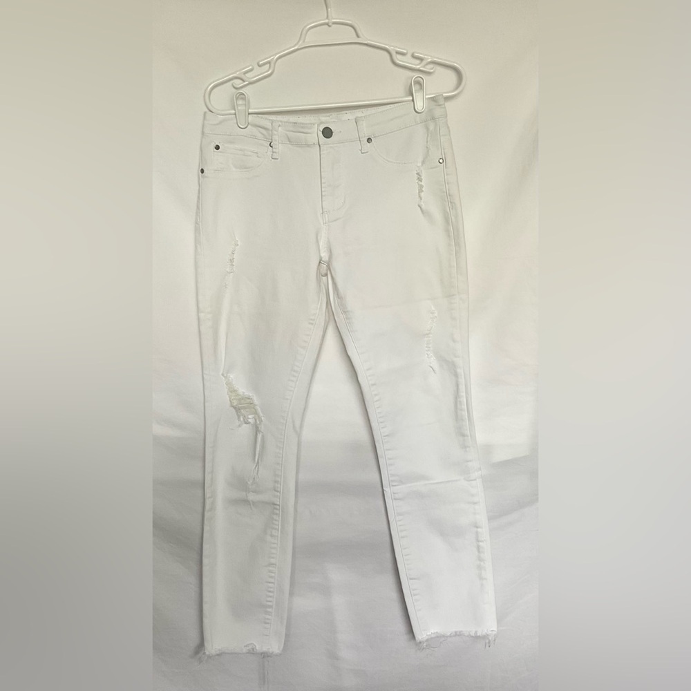 Articles Of Society White Skinny Jeans Distressed
